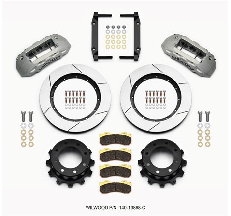 Wilwood TX6R Rear Kit 15.50in Clear Ano 2005-2012 Ford F250/F350 4WD