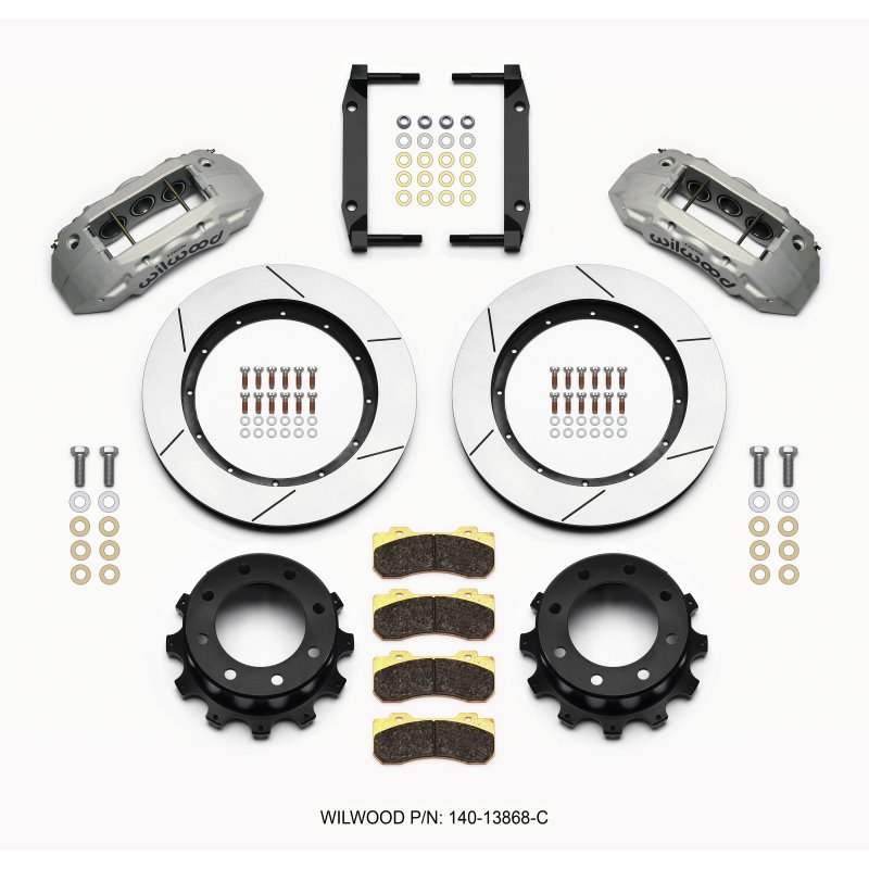 Wilwood TX6R Rear Kit 15.50in Clear Ano 2005-2012 Ford F250/F350 4WD