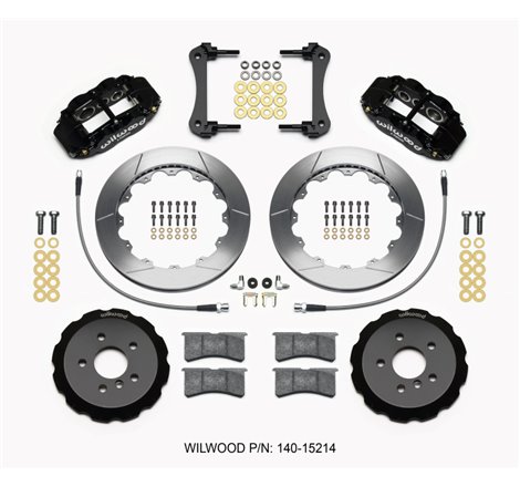 Wilwood Narrow Superlite 6R Front Hat Kit 12.88in 2014-2015 Mini Cooper w/Lines