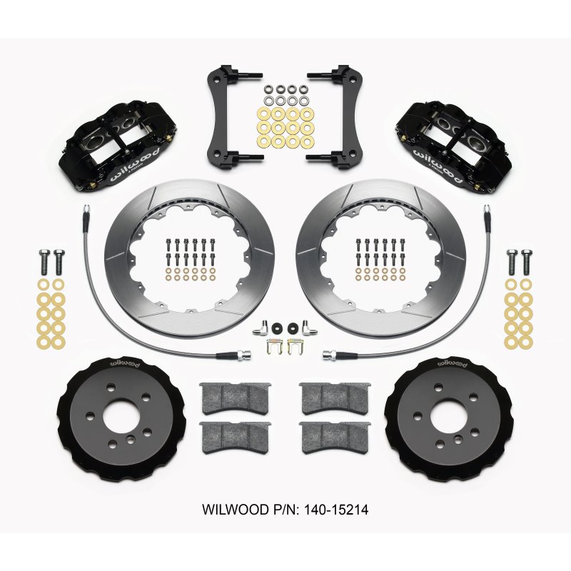 Wilwood Narrow Superlite 6R Front Hat Kit 12.88in 2014-2015 Mini Cooper w/Lines