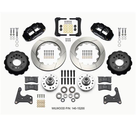 Wilwood Narrow Superlite 6R Front Hub Kit 14.00in 65-72 CDP C Body -Drum