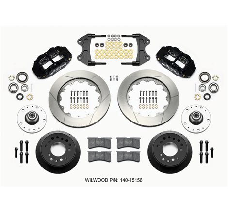 Wilwood Narrow Superlite 6R Front Hub Kit 14.00in WWE ProSpindle (5x4.75in 5x5.00in Hub)