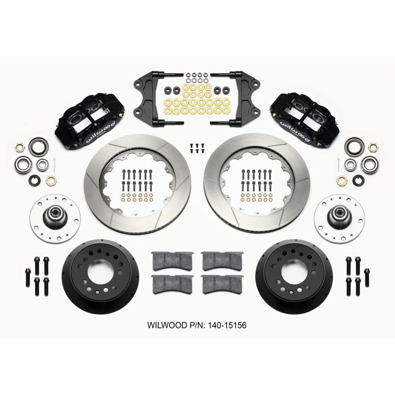 Wilwood Narrow Superlite 6R Front Hub Kit 14.00in WWE ProSpindle (5x4.75in 5x5.00in Hub)