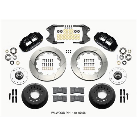 Wilwood Narrow Superlite 6R Front Hub Kit 14.00in WWE ProSpindle (5x4.75in 5x5.00in Hub)