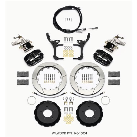 Wilwood Dynapro Radial4 / MC4 Rear Kit 12.88 2006-15 Miata w/Lines & Cables