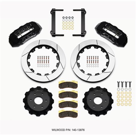 Wilwood TX6R Front Kit 16.00in Black 1999-2014 GM Truck/SUV 1500