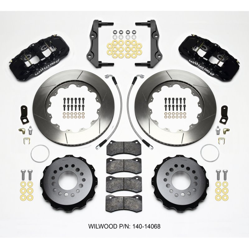 Wilwood AERO4 Rear Kit 14.25in 2014-Up Challenger w/Lines