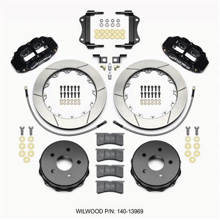 Wilwood Narrow Superlite 4R Rear Kit 12.88in 2007-up Jeep JK w/Lines