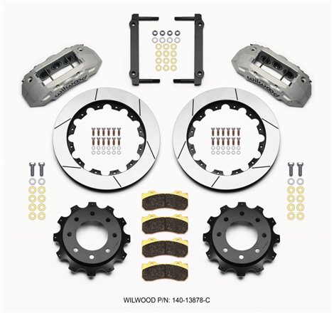 Wilwood TX6R Rear Kit 16.00in Clear Ano 1999-2010 GM H2 / 2500 4.63 Cntr