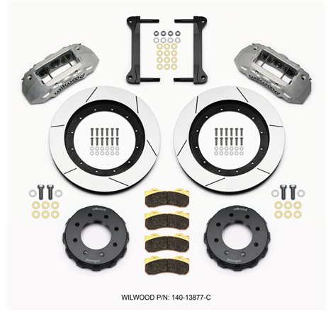 Wilwood TX6R Front Kit 16.00in Clear Ano 1999-2010 GM H2 Truck/SUV 2500