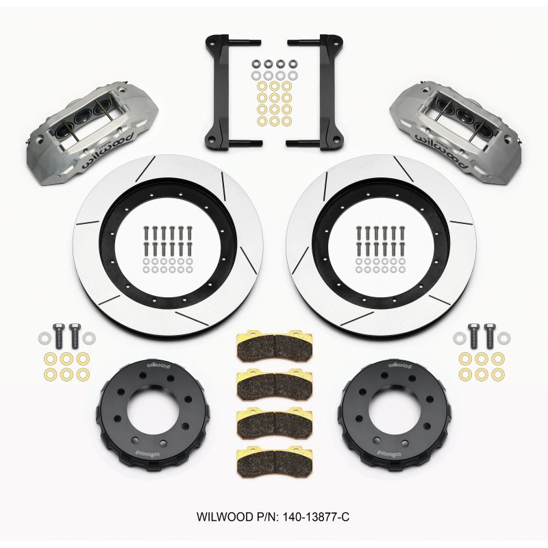 Wilwood TX6R Front Kit 16.00in Clear Ano 1999-2010 GM H2 Truck/SUV 2500