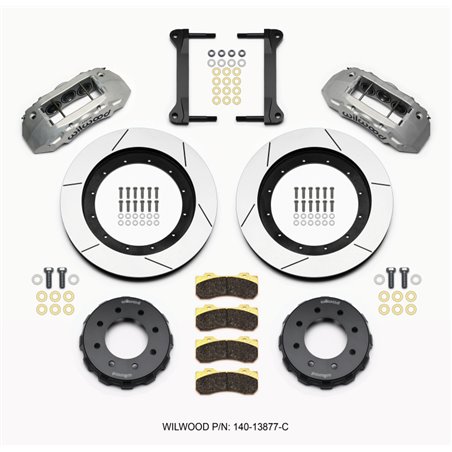 Wilwood TX6R Front Kit 16.00in Clear Ano 1999-2010 GM H2 Truck/SUV 2500