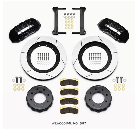 Wilwood TX6R Front Kit 16.00in Black 1999-2010 GM H2 Truck/SUV 2500