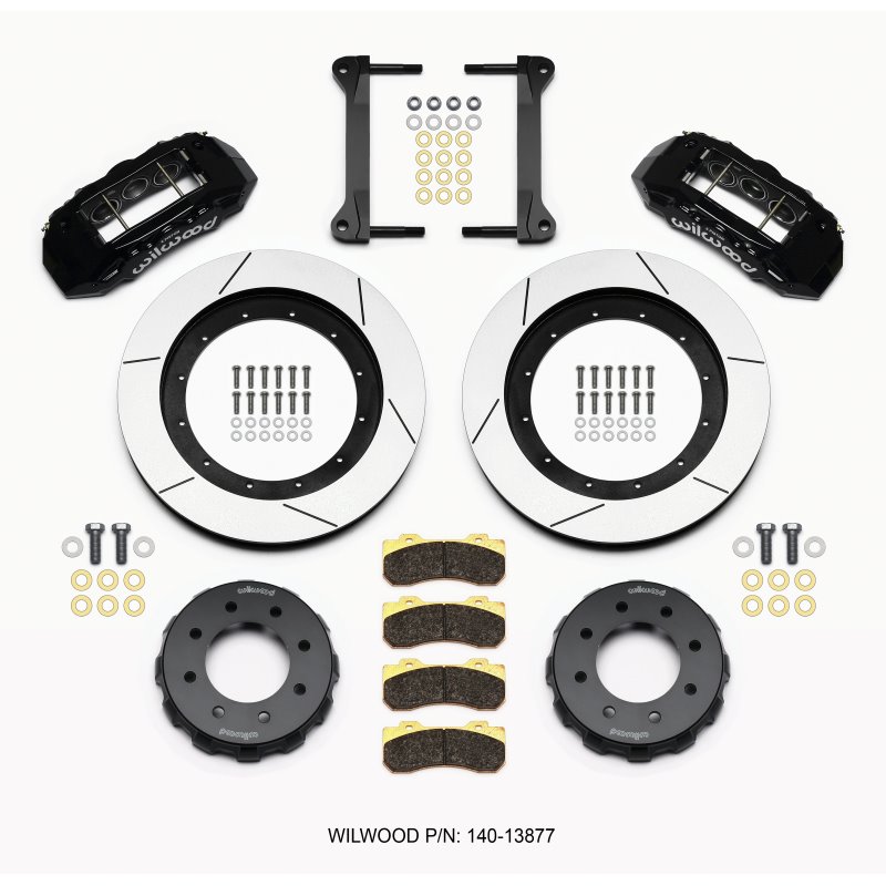 Wilwood TX6R Front Kit 16.00in Black 1999-2010 GM H2 Truck/SUV 2500