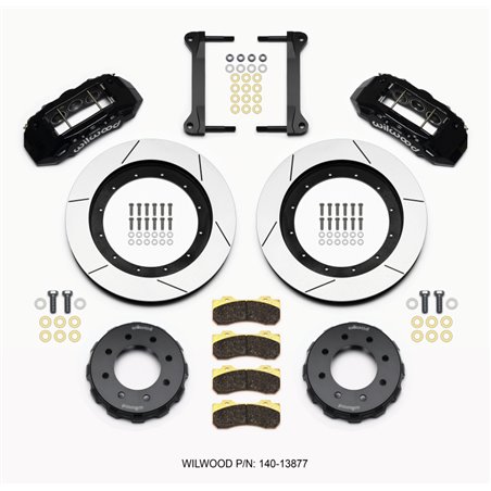 Wilwood TX6R Front Kit 16.00in Black 1999-2010 GM H2 Truck/SUV 2500