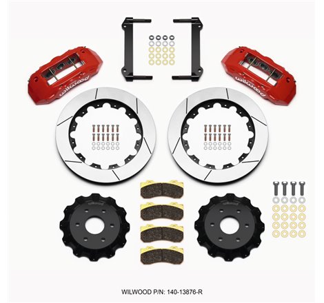 Wilwood TX6R Front Kit 16.00in Red 1999-2014 GM Truck/SUV 1500