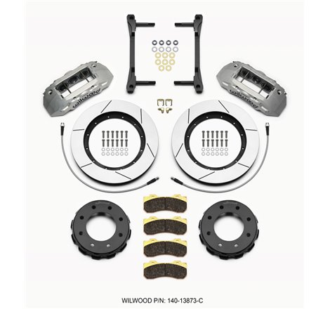 Wilwood TX6R Front Kit 15.00in Clear Ano 2011-2015 GM Truck/SUV 2500