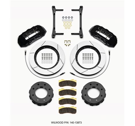 Wilwood TX6R Front Kit 15.00in Black 2011-2015 GM Truck/SUV 2500