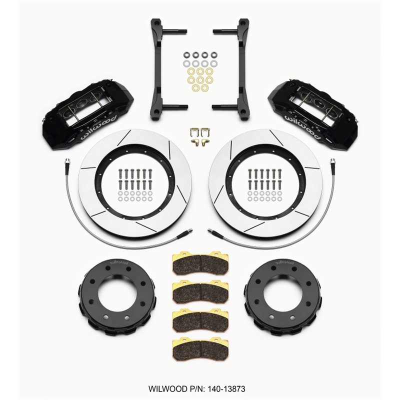 Wilwood TX6R Front Kit 15.00in Black 2011-2015 GM Truck/SUV 2500