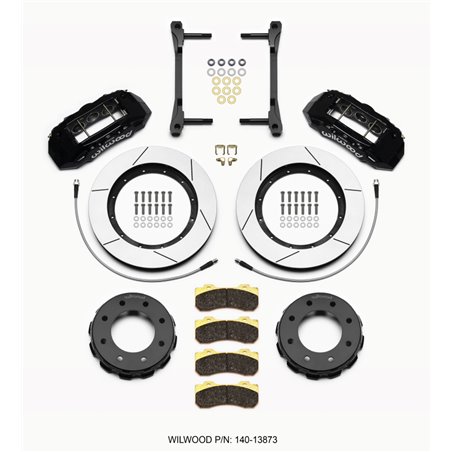 Wilwood TX6R Front Kit 15.00in Black 2011-2015 GM Truck/SUV 2500