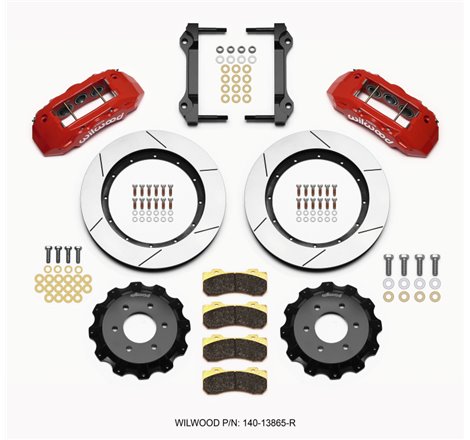 Wilwood TX6R Front Kit 15.50in Red 2010-Up Ford F150 (6 lug)