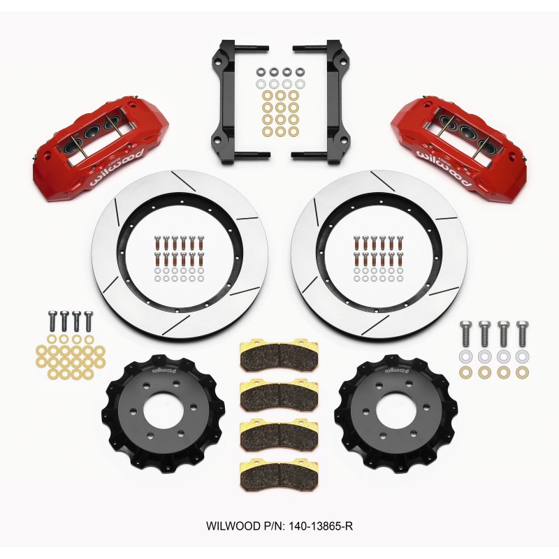 Wilwood TX6R Front Kit 15.50in Red 2010-Up Ford F150 (6 lug)