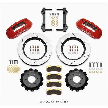 Wilwood TX6R Front Kit 15.50in Red 2010-Up Ford F150 (6 lug)