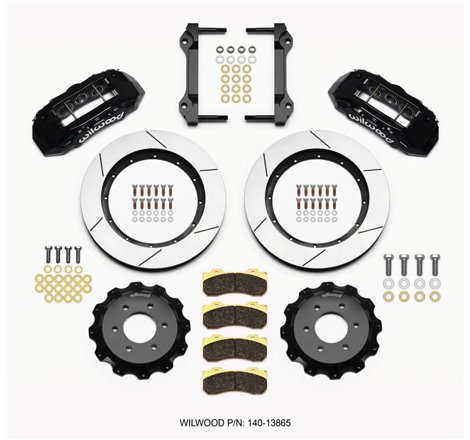 Wilwood TX6R Front Kit 15.50in Black 2010-Up Ford F150 (6 lug)