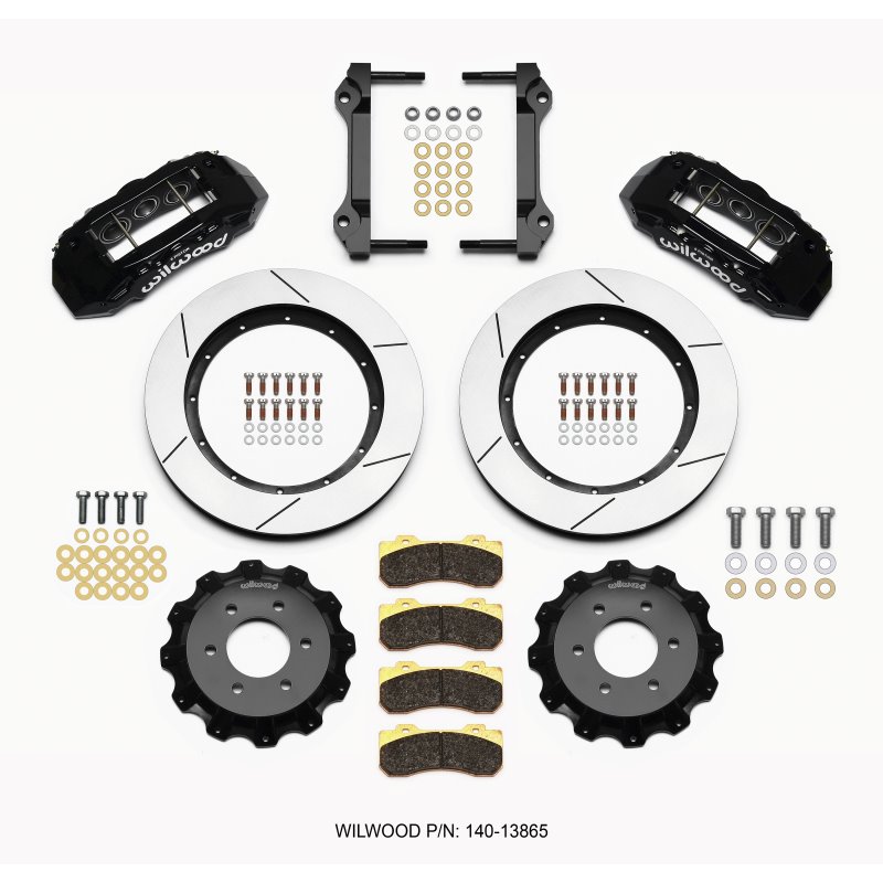 Wilwood TX6R Front Kit 15.50in Black 2010-Up Ford F150 (6 lug)