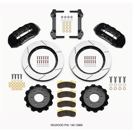 Wilwood TX6R Front Kit 15.50in Black 2010-Up Ford F150 (6 lug)