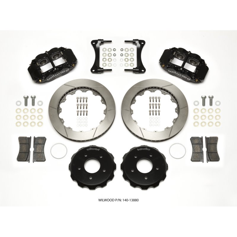 Wilwood Narrow Superlite 4R Front Hat Kit 12.88in 2007-Up Jeep Wrangler