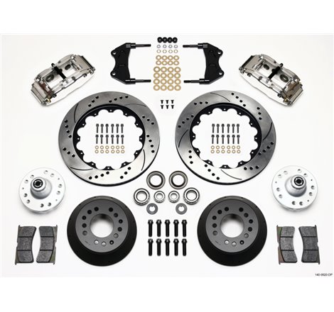 Wilwood Narrow Superlite 6R Front Hub Kit 14.00in Drill Pol WWE ProSpindle