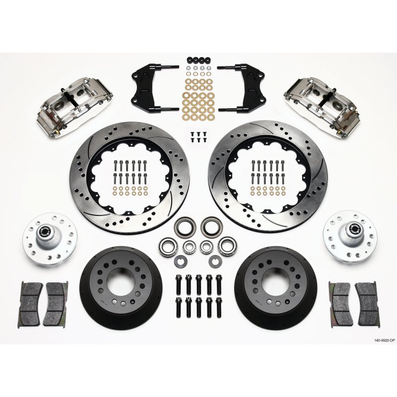 Wilwood Narrow Superlite 6R Front Hub Kit 14.00in Drill Pol WWE ProSpindle