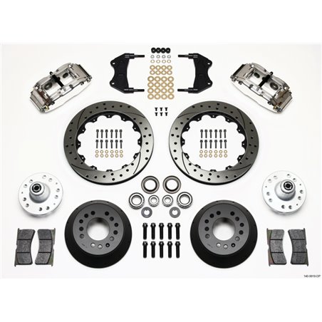 Wilwood Narrow Superlite 6R Front Hub Kit 12.88in Drill Pol WWE ProSpindle