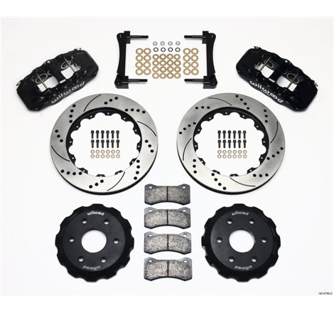 Wilwood AERO6 Front Truck Kit 14.25in Drilled 1999-2014 GM Truck/SUV 1500