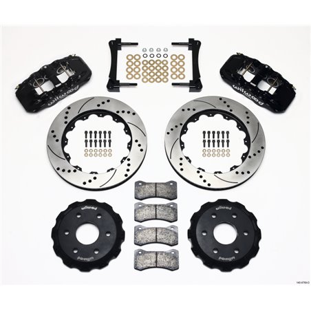 Wilwood AERO6 Front Truck Kit 14.25in Drilled 1999-2014 GM Truck/SUV 1500