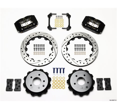 Wilwood Dynapro Radial Rear Kit 13.00in Drilled Nissan 350Z/Fiti G35