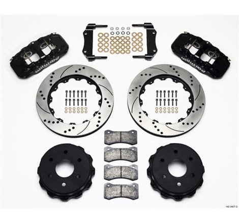 Wilwood AERO4 RearTruck Kit 14.25in Drilled 1999-2010 GM 1500-SUV 1 Piston OE Caliper