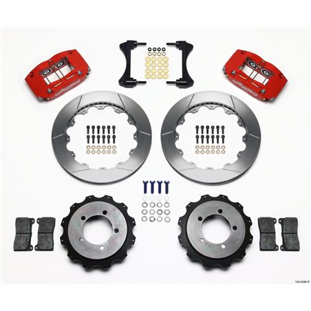 Wilwood Dynapro Radial Rear Kit 13.00in Red Mitsubishi EVO VIII