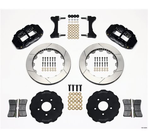 Wilwood Narrow Superlite 6R Front Hat Kit 13.06in Mitsubishi EVO VIII