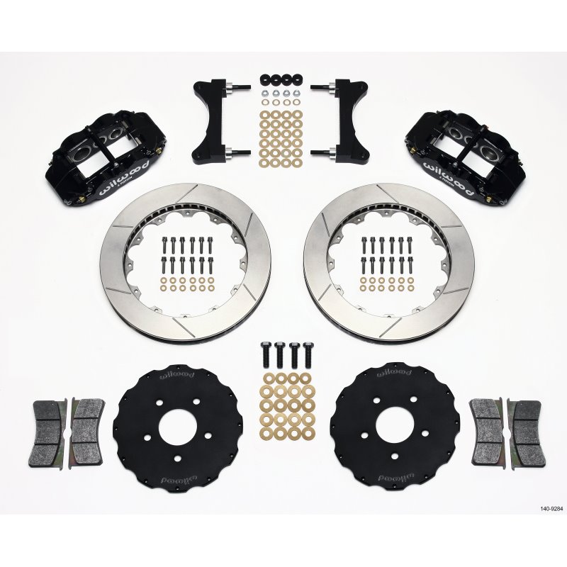 Wilwood Narrow Superlite 6R Front Hat Kit 13.06in Mitsubishi EVO VIII