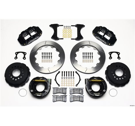 Wilwood Narrow Superlite 4R Rear P-Brk Kit 12.88in Big Ford New Style 2.50in Offset