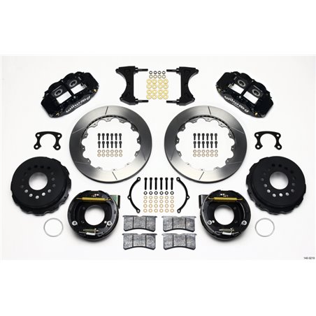 Wilwood Narrow Superlite 4R Rear P-Brk Kit 12.88in Big Ford New Style 2.50in Offset