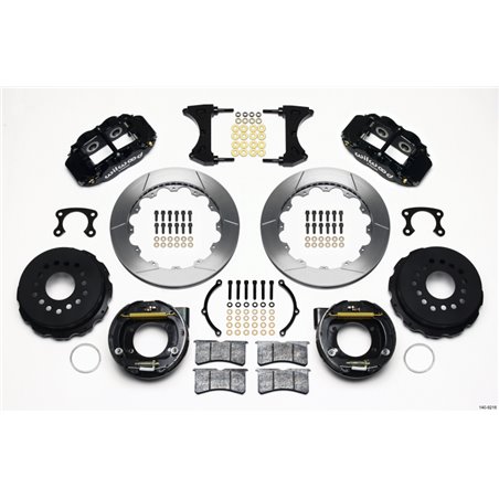 Wilwood Narrow Superlite 4R Rear P-Brk Kit 12.88in Big Ford New Style 2.36in Offset