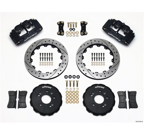 Wilwood FSLI4 Front Hat Kit 13.00in Drilled Nissan 240SX