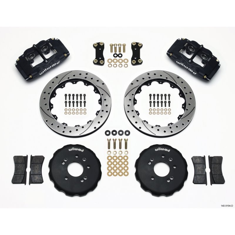 Wilwood FSLI4 Front Hat Kit 13.00in Drilled Nissan 240SX