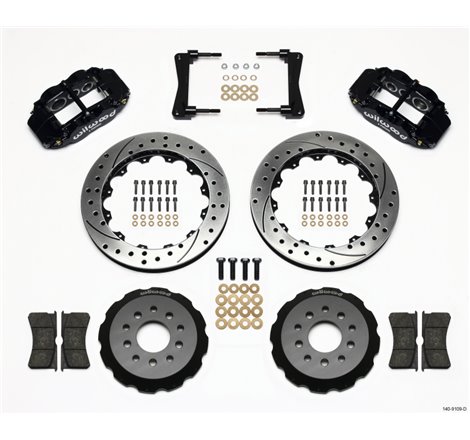 Wilwood Narrow Superlite 6R Front Hat Kit 13.06in Drilled 2005-2014 Mustang