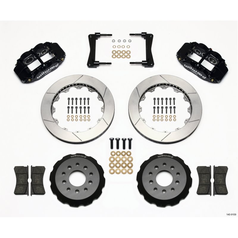 Wilwood Narrow Superlite 6R Front Hat Kit 13.06in 2005-2014 Mustang