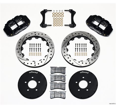 Wilwood Narrow Superlite 6R Front Hat Kit 12.88in Drilled 1994-2004 Mustang