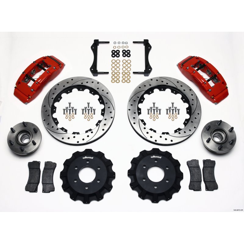 Wilwood TC6R Front Kit 16.00in Drilled Red 2004-2008 Ford F150